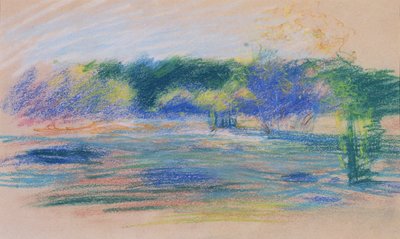 Landscape with view of forest by Ludwik de Laveaux